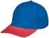 Augusta Sportswear Youth Rally Cotton Twill Cap (6252), Color 'Royal/Scarlet'